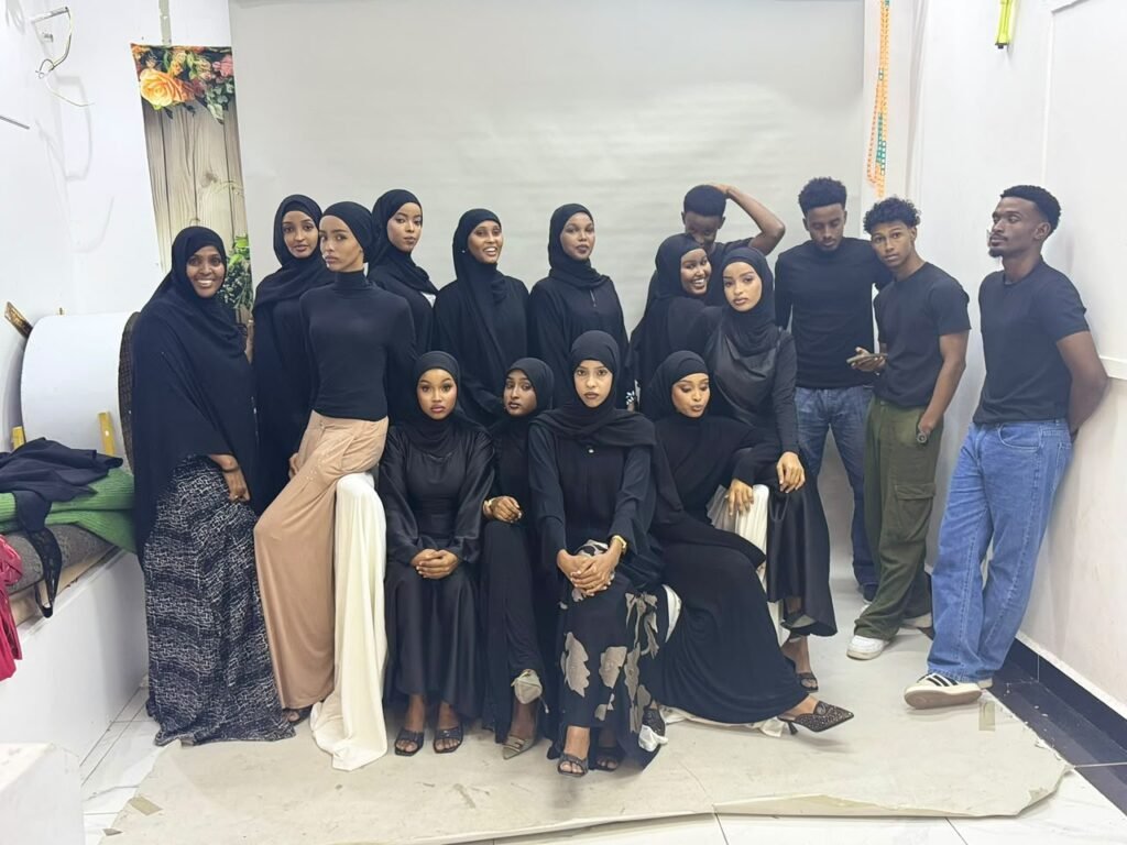 National Fitness team and participants in Mogadishu, Somalia