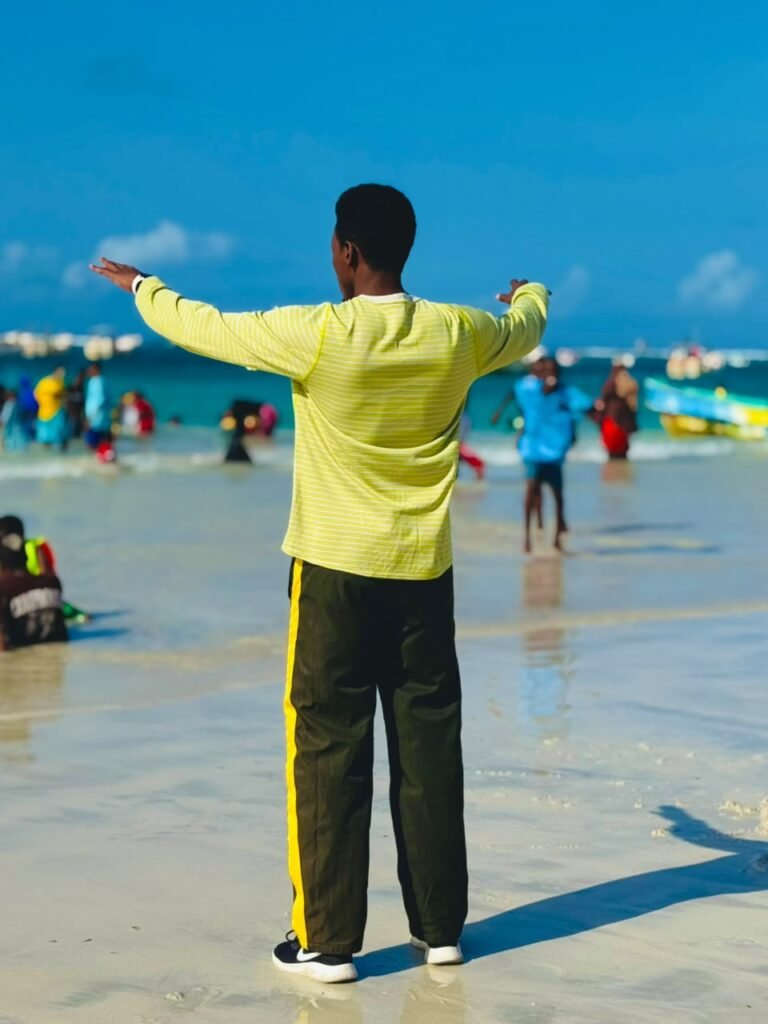 Young people taking part in a National Fitness training session in Mogadishu